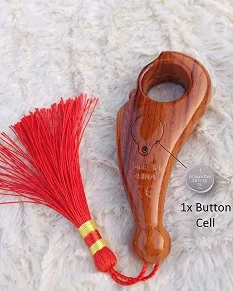 Digital Jaap Mala Counter with Reset Button - Wooden Look Tally Counter